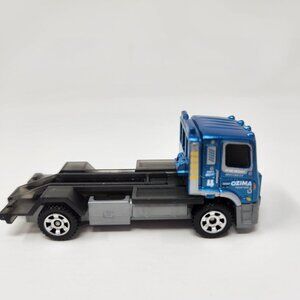 Hot Wheels MBX Flatbed King Die-Cast Truck Toy 2017 Mattel Blue & Gray Model